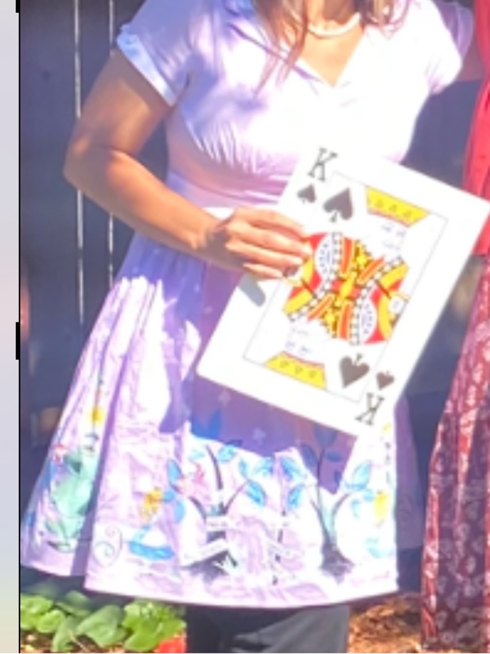 Disney Lavender Alice in Wonderland Sailor Collar Dress - Picture 7 of 9